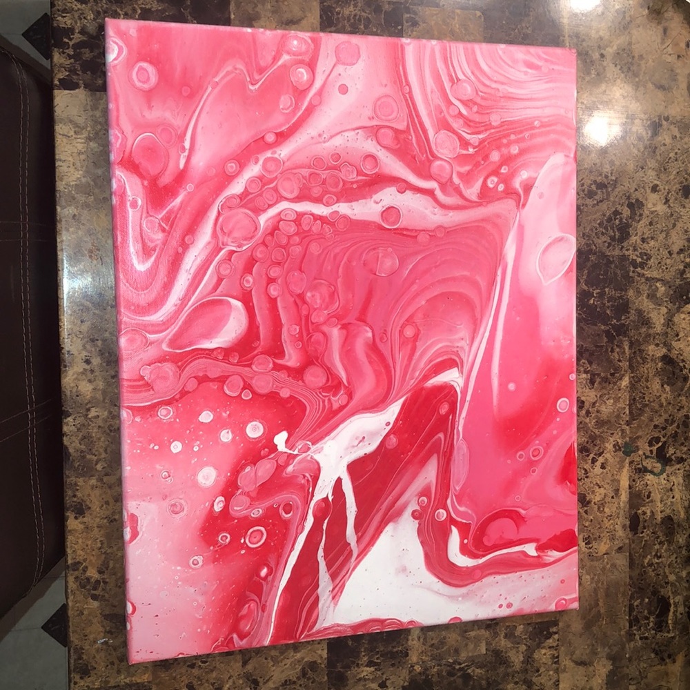 20” canvas pour art